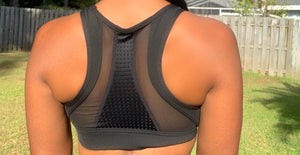 The Black Out Effect Sports Bra